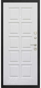 Белая входная дверь МДФ с шумоизоляцией в квартиру с отделкой МДФ ПВХ - фото №2