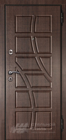 Дверь с зеркалом №61 с отделкой МДФ ПВХ - фото