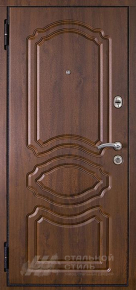 Металлическая квартирная дверь с МДФ-панелями с отделкой МДФ ПВХ - фото №2